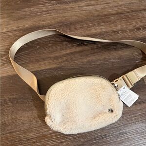 Lululemon Athletica Beige Sherpa Belt Bag